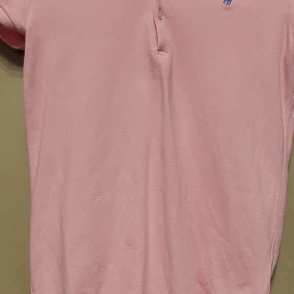 POLO RALPH LAUREN Lace Hem Stretch  Mesh Polo Size L/G 12-14 - Picture 2 of 5